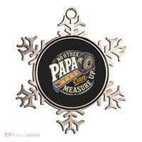 Funny Happy Father's Day No Other Papa Can Measure Up Ornament thumb 0