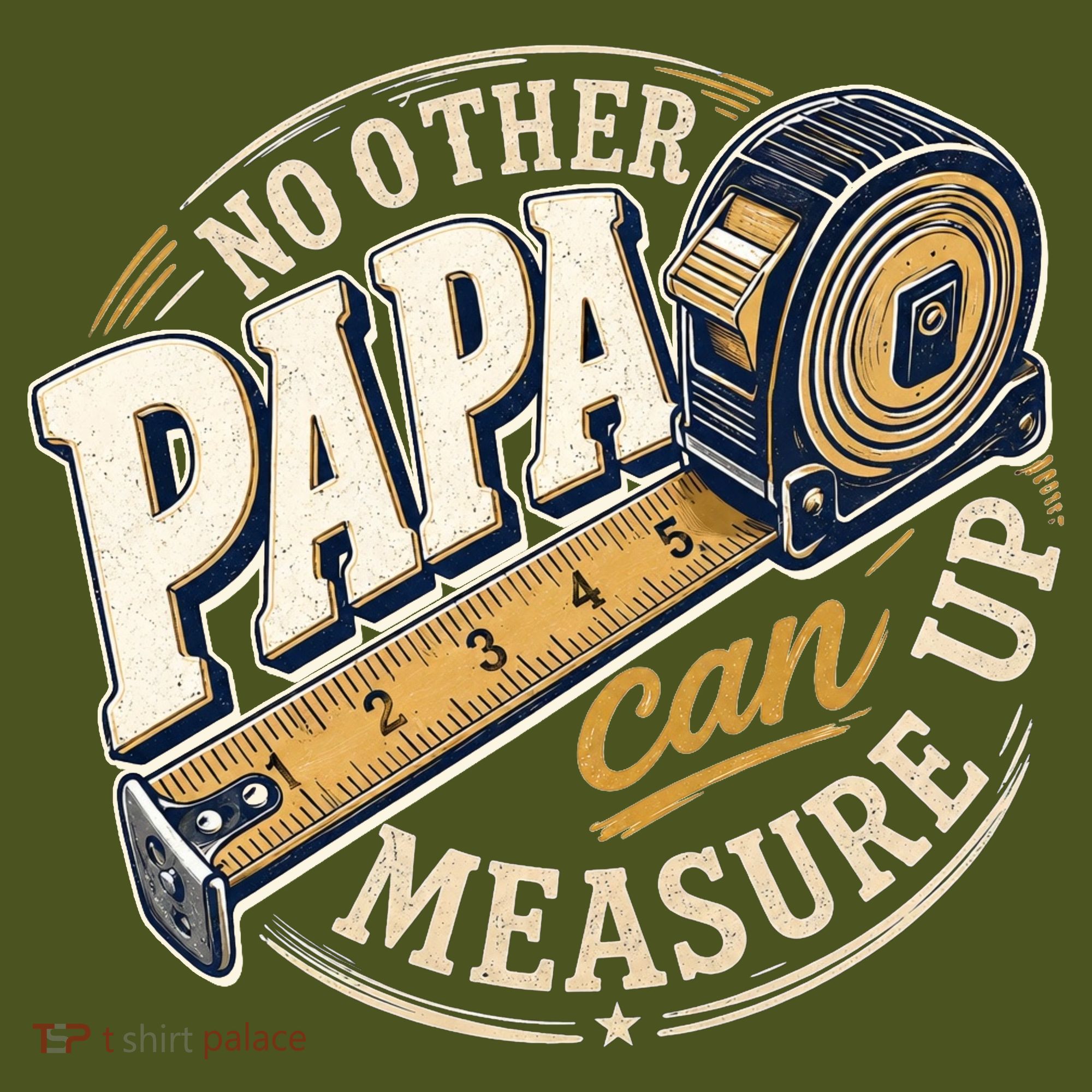 Funny Happy Father's Day No Other Papa Can Measure Up Backpack