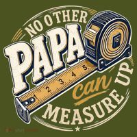 Funny Happy Father's Day No Other Papa Can Measure Up Mousepad thumb 1