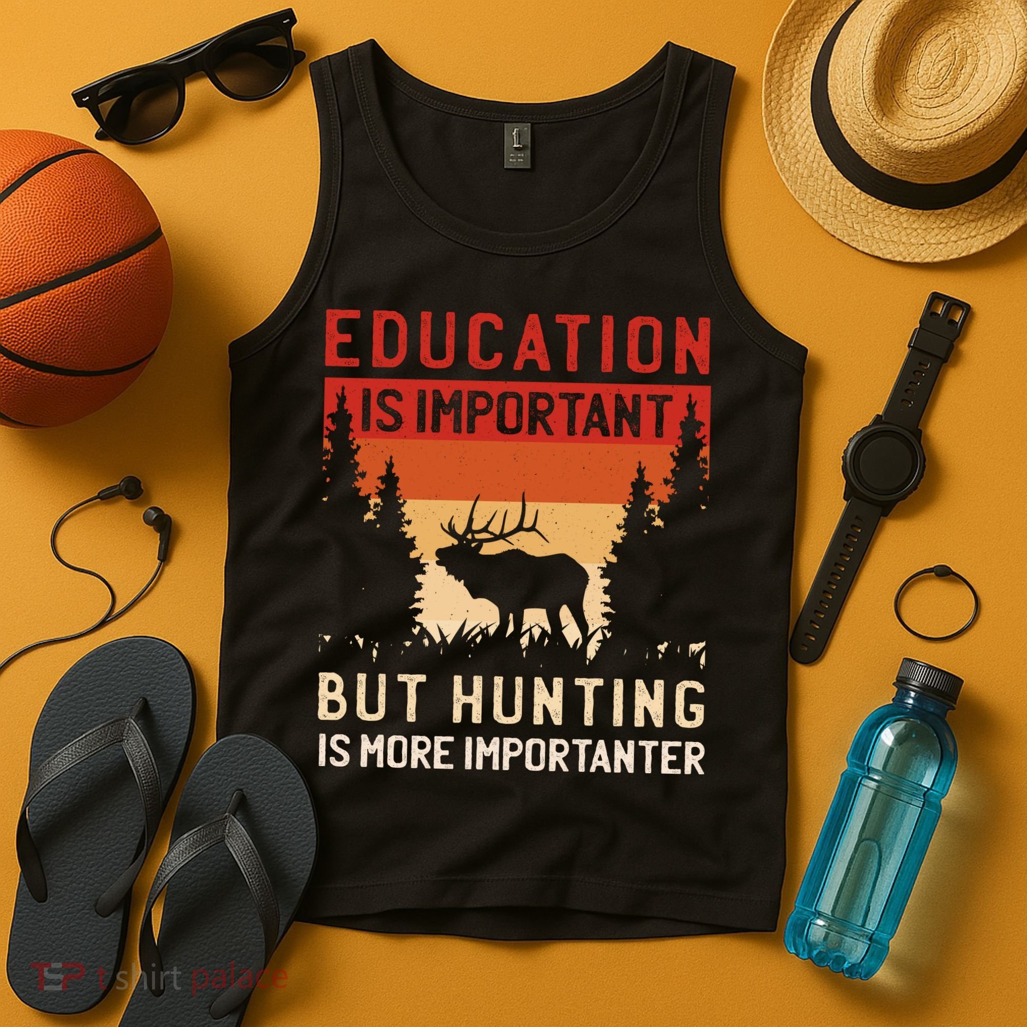 Funny Hunting Tank Top