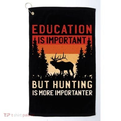 Funny Hunting Golf Towel