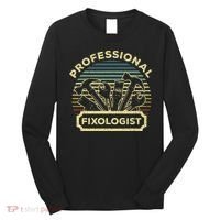 Funny Handyman For Wo Dad Fixologist Carpenter Long Sleeve Shirt thumb 0