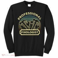 Funny Handyman For Wo Dad Fixologist Carpenter Sweatshirt thumb 0