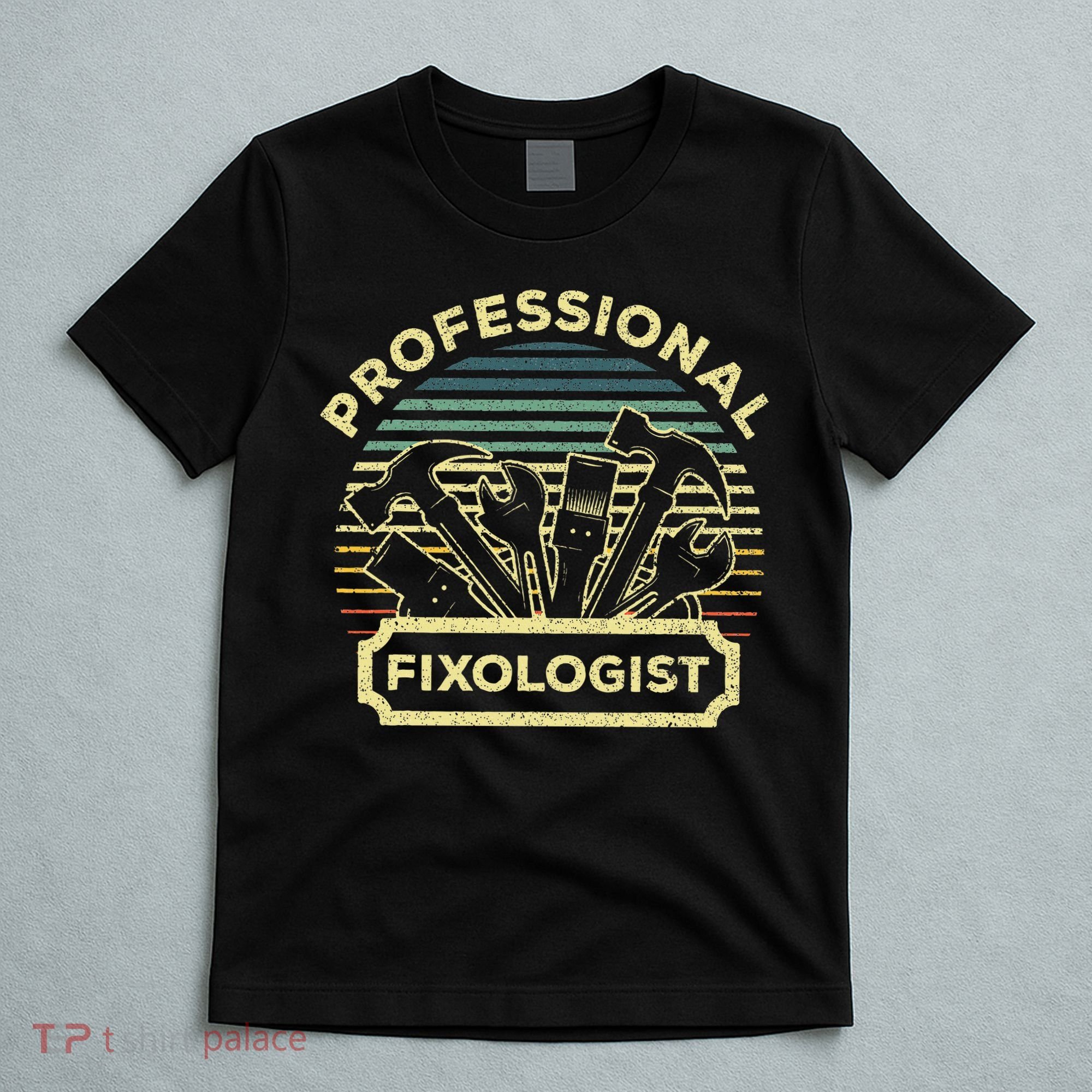 Funny Handyman For Wo Dad Fixologist Carpenter T-Shirt