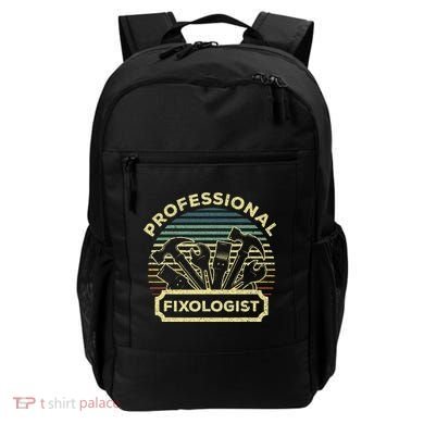 Funny Handyman For Wo Dad Fixologist Carpenter Backpack