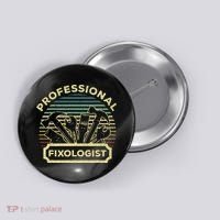 Funny Handyman For Wo Dad Fixologist Carpenter Button thumb 0