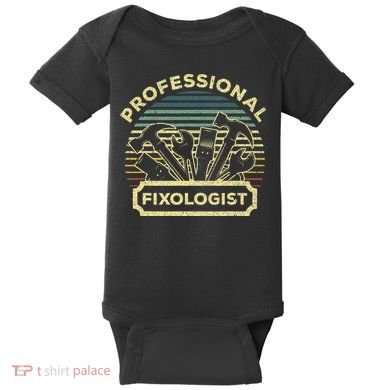Funny Handyman For Wo Dad Fixologist Carpenter Baby Bodysuit