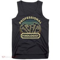 Funny Handyman For Wo Dad Fixologist Carpenter Tank Top thumb 0