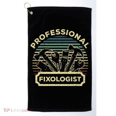 Funny Handyman For Wo Dad Fixologist Carpenter Golf Towel