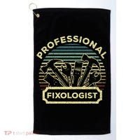 Funny Handyman For Wo Dad Fixologist Carpenter Golf Towel thumb 0