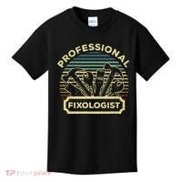 Funny Handyman For Wo Dad Fixologist Carpenter Kids T-Shirt thumb 0
