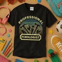 Funny Handyman For Wo Dad Fixologist Carpenter Kids T-Shirt thumb 3