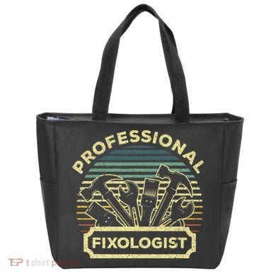 Funny Handyman For Wo Dad Fixologist Carpenter Tote Bag