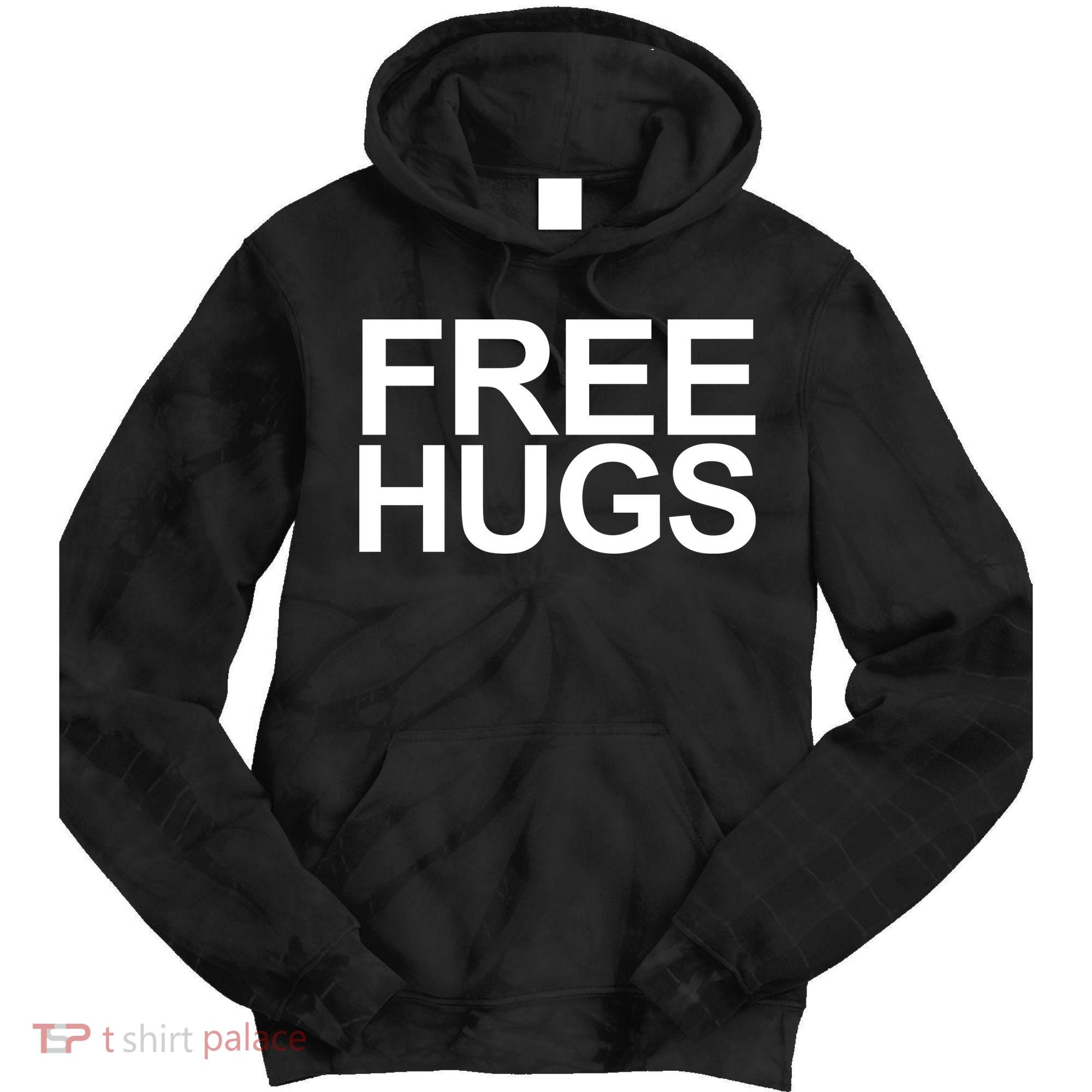 Free Hugs Tie Dye Hoodie