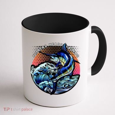 Fishing Headquarters Coffee Mug back