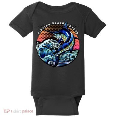 Fishing Headquarters Baby Bodysuit