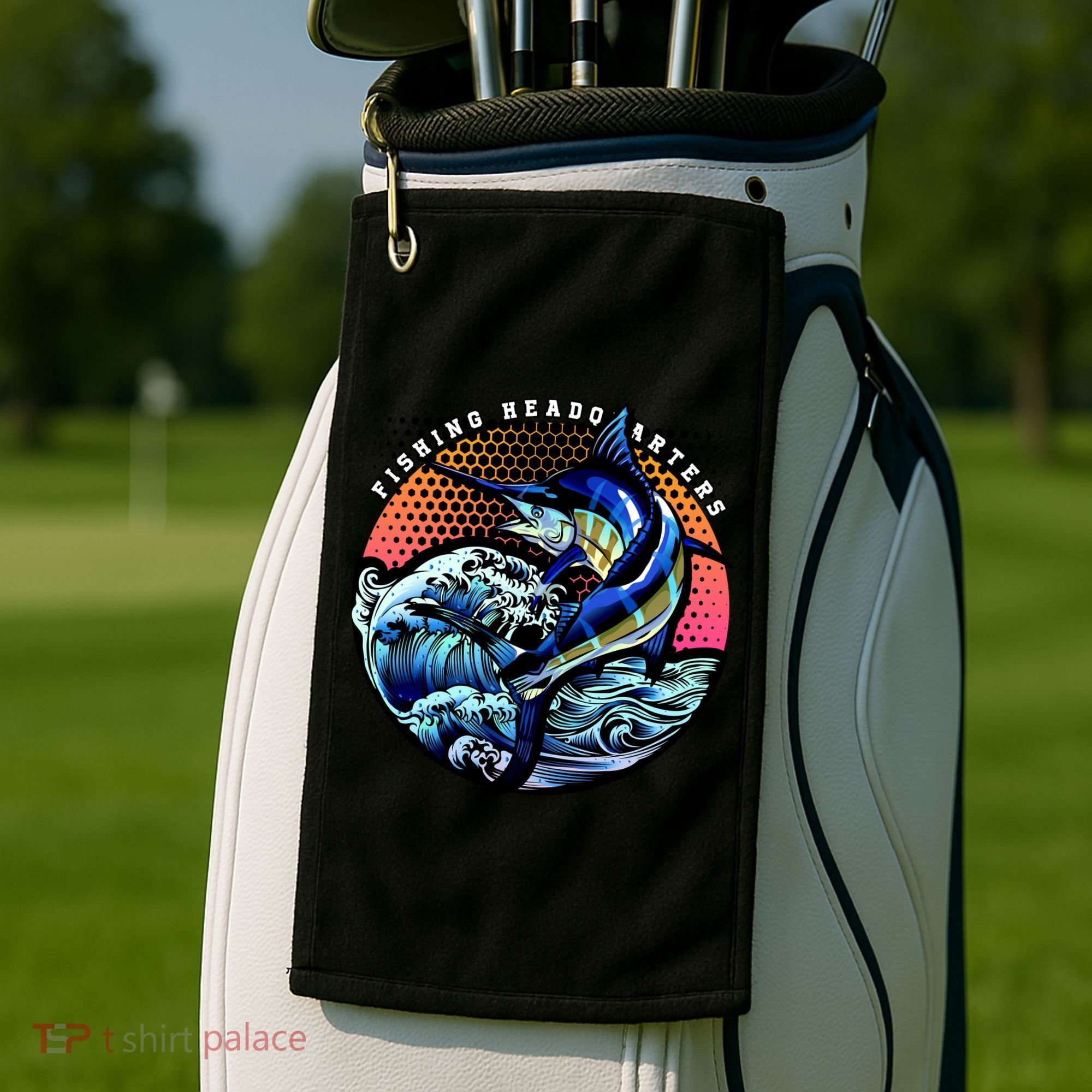 Fishing Headquarters Golf Towel