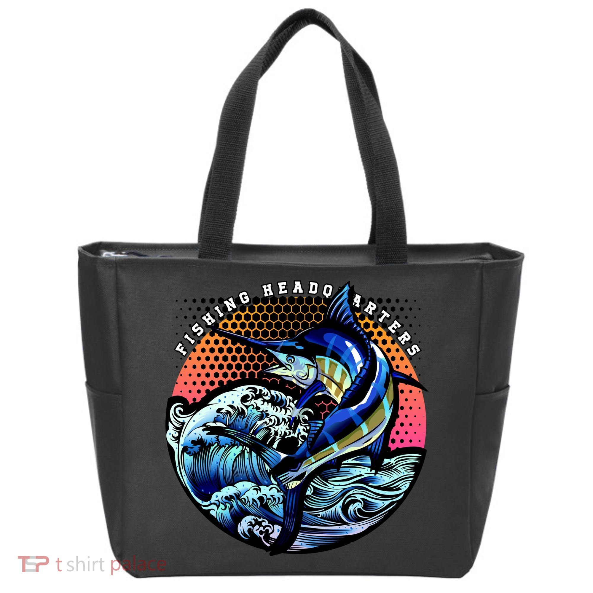 Fishing Headquarters Tote Bag