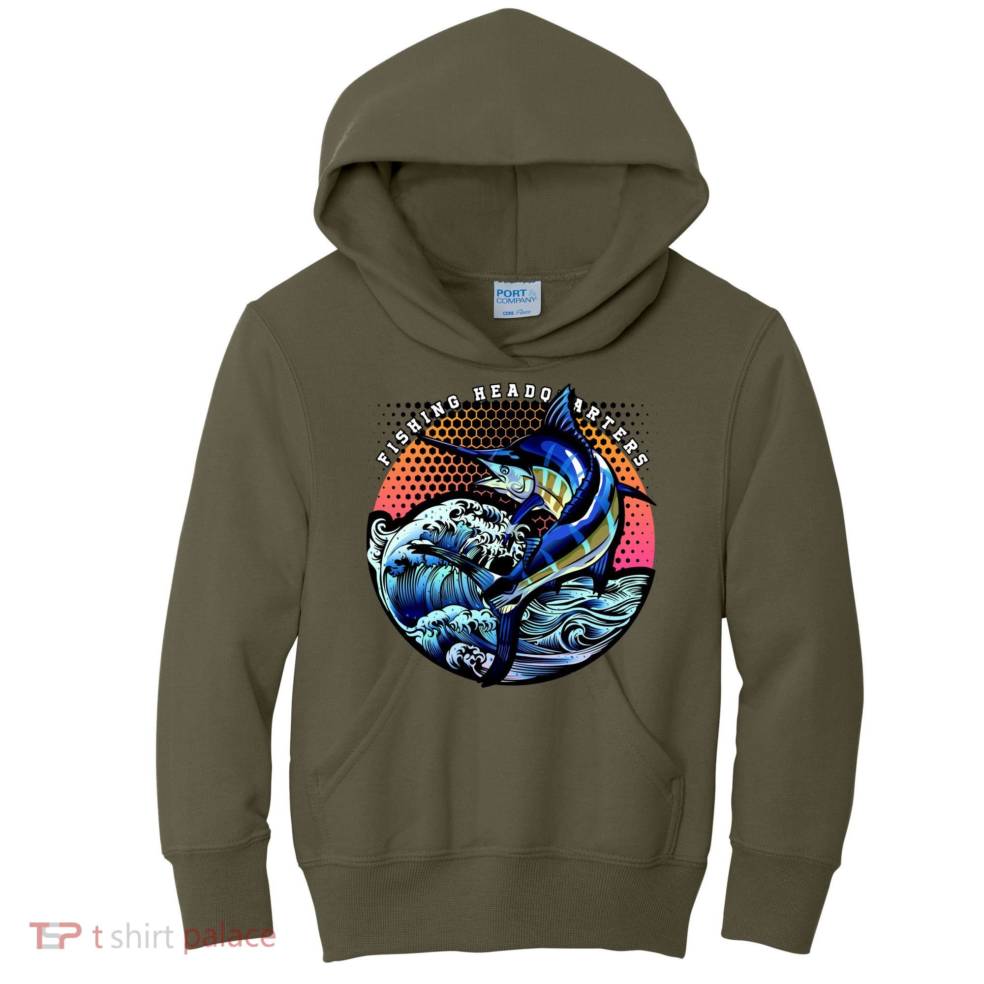 Fishing Headquarters Kids Hoodie