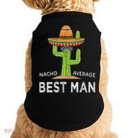 Fun Hilarious Funny Wedding Best Man Doggie Tank thumb 0