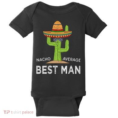Fun Hilarious Funny Wedding Best Man Baby Bodysuit