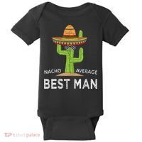 Fun Hilarious Funny Wedding Best Man Baby Bodysuit thumb 0