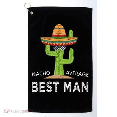 Fun Hilarious Funny Wedding Best Man Golf Towel