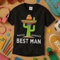 Fun Hilarious Funny Wedding Best Man Kids T-Shirt thumb 3