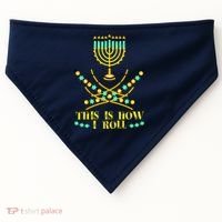 Funny Hanukkah USA-Made Doggie Bandana thumb 0