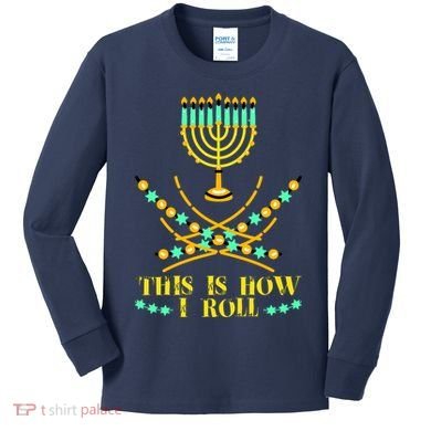 Funny Hanukkah Kids Long Sleeve Shirt