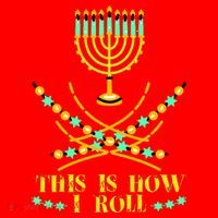 Funny Hanukkah Santa Hat thumb 1