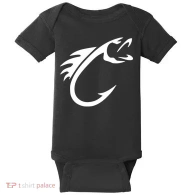 Fish Hook Baby Bodysuit