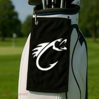 Fish Hook Golf Towel thumb 2