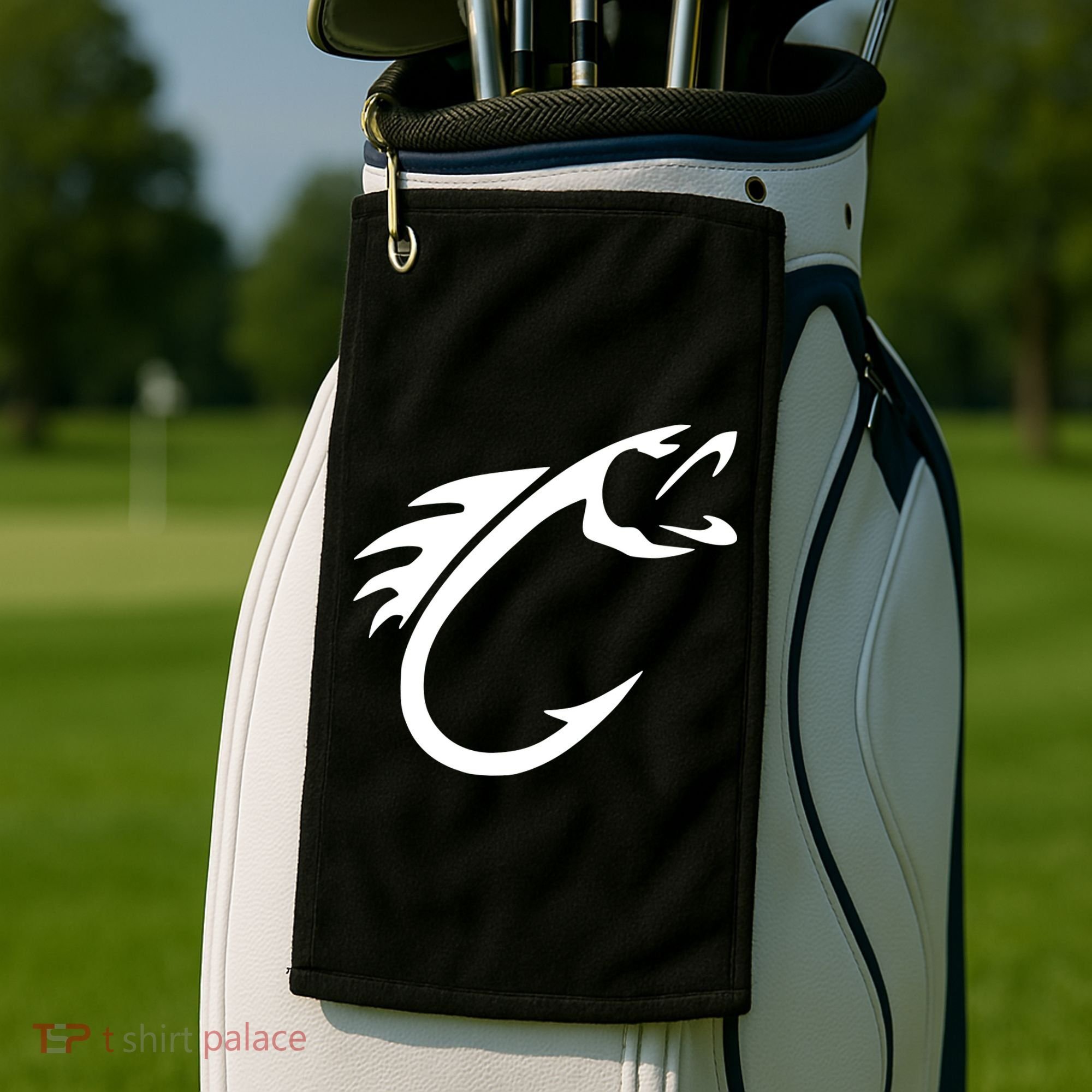 Fish Hook Golf Towel