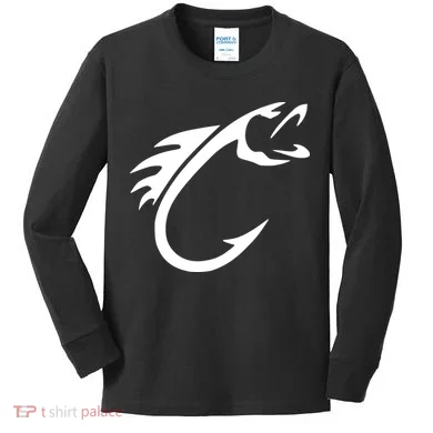 Fish Hook Kids Long Sleeve Shirt
