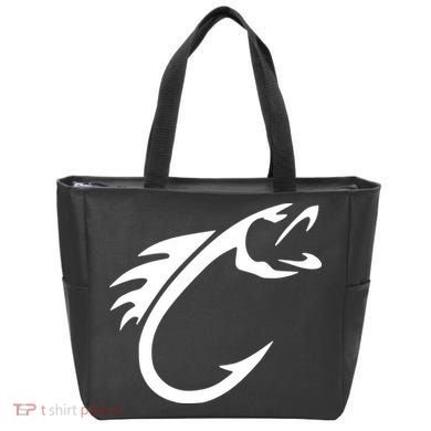 Fish Hook Tote Bag
