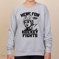 Funny Here For The Hockey Fights Women's Sweatshirt thumb 0