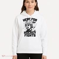 Funny Here For The Hockey Fights Hoodie thumb 5