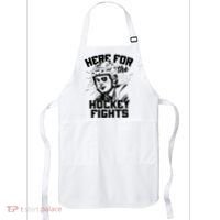 Funny Here For The Hockey Fights Apron thumb 0