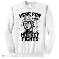 Funny Here For The Hockey Fights Sweatshirt thumb 0