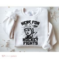 Funny Here For The Hockey Fights Sweatshirt thumb 2