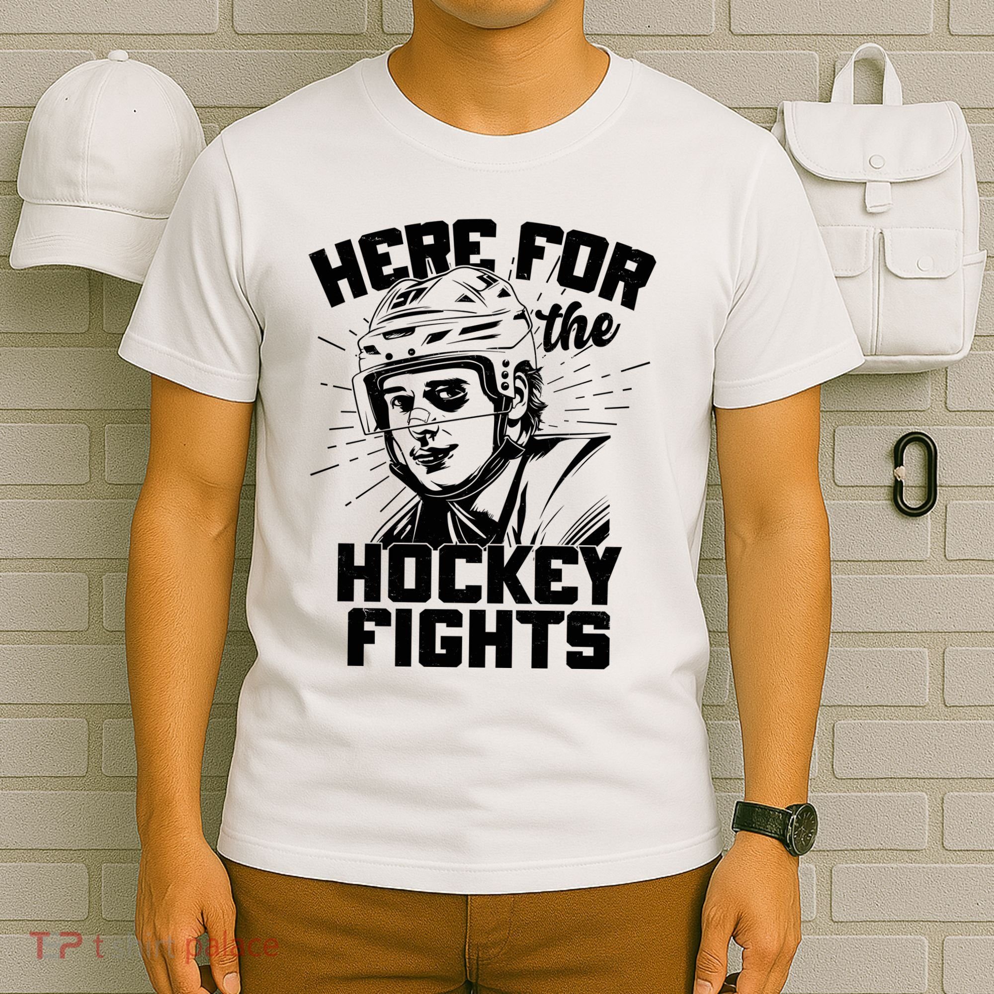 Funny Here For The Hockey Fights T-Shirt