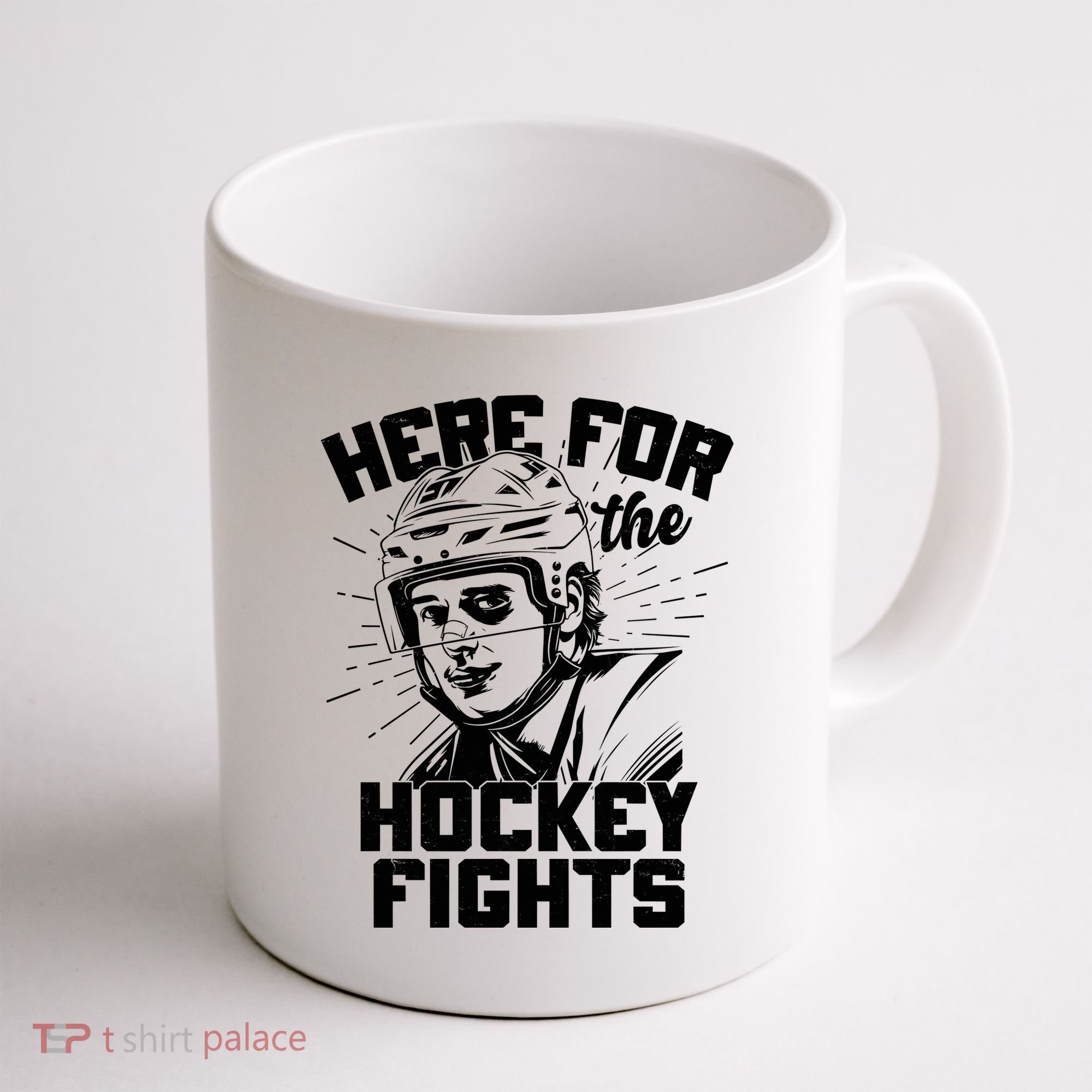 Funny Here For The Hockey Fights Coffee Mug