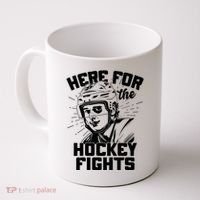 Funny Here For The Hockey Fights Coffee Mug thumb 0