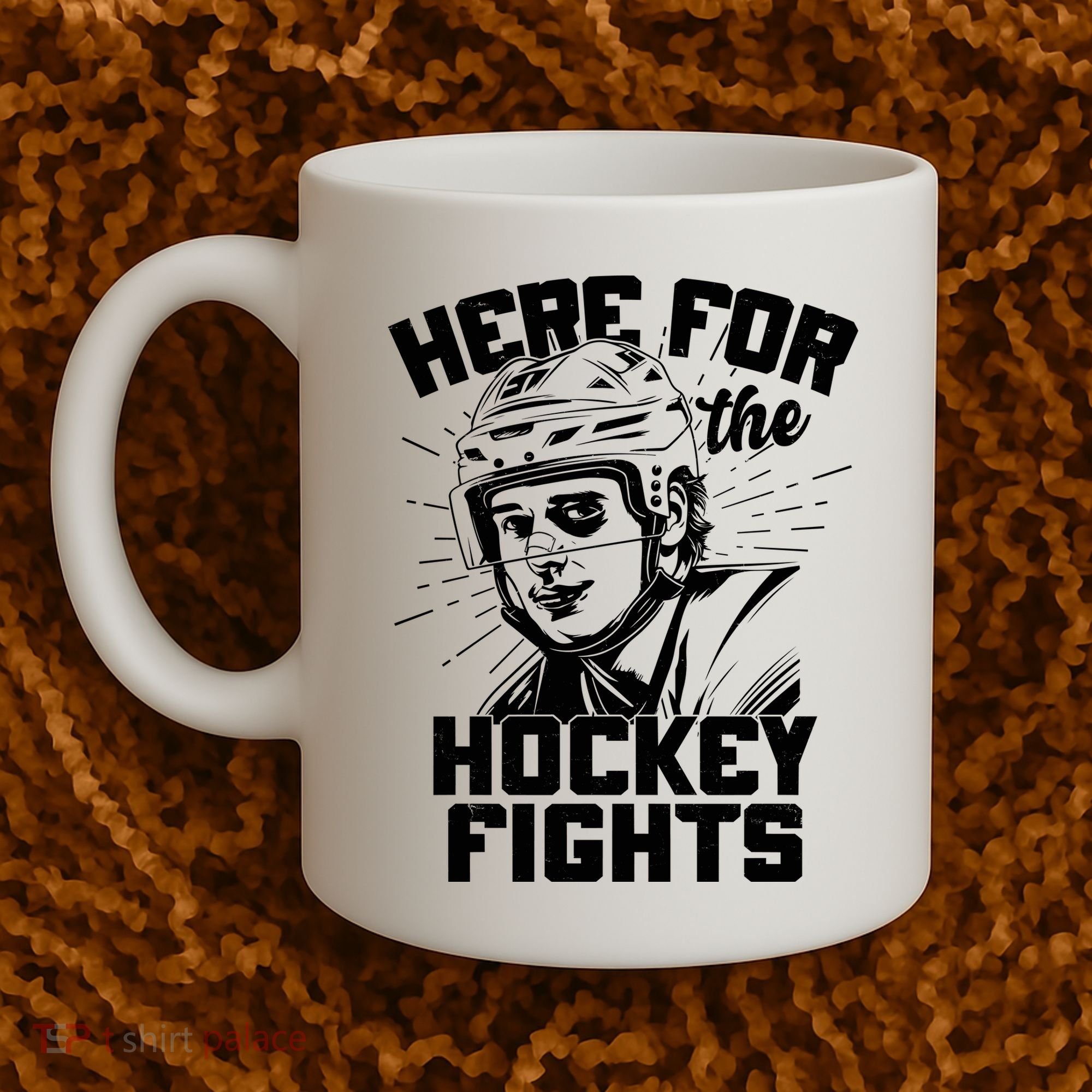 Funny Here For The Hockey Fights Coffee Mug