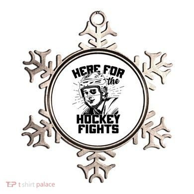 Funny Here For The Hockey Fights Ornament