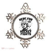 Funny Here For The Hockey Fights Ornament thumb 0