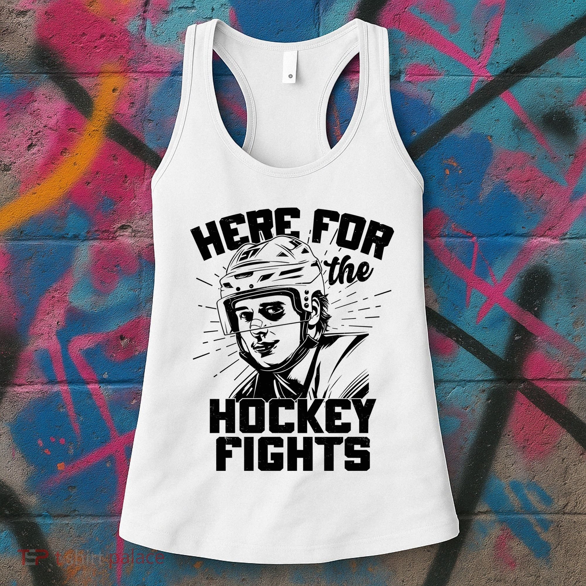 Funny Here For The Hockey Fights Women's Tank Top