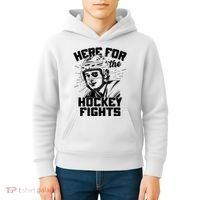 Funny Here For The Hockey Fights Kids Hoodie thumb 4