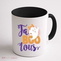 Funny Halloween Fa Boo Lous Ghost Coffee Mug thumb 1